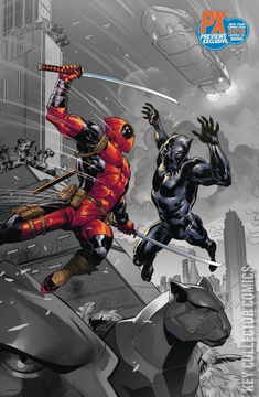 Variant Cover for Black Panther vs. Deadpool #1