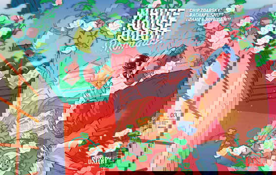 Variant Cover for White House: Robot Romance #3