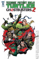 Variant Cover for Teenage Mutant Ninja Turtles / Ghostbusters 2 #5