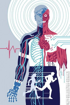 Variant Cover for The Six Million Dollar Man #2