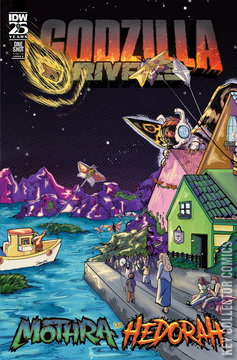 Variant Cover for Godzilla Rivals: Mothra vs. Hedorah #1