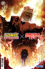 Cover for Sonic the Hedgehog x Godzilla #3
