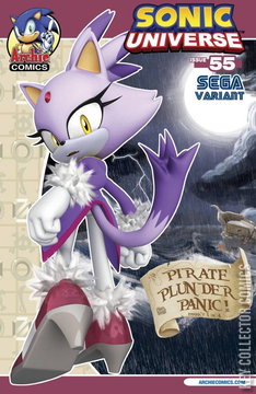 Variant Cover for Sonic Universe #55
