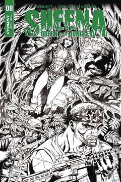 Variant Cover for Sheena, Queen of the Jungle #8