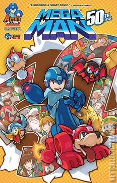 Variant Cover for Mega Man #50