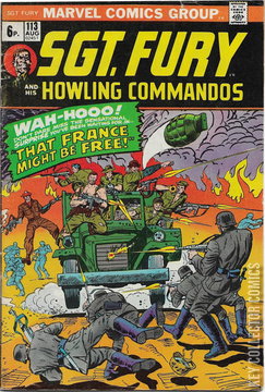 Variant Cover for Sgt. Fury and His Howling Commandos #113