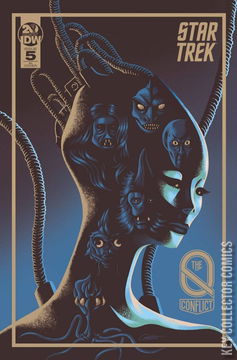 Variant Cover for Star Trek: The Q Conflict #5