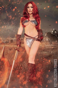 Variant Cover for Red Sonja: Empire of the Damned #3
