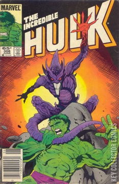 Variant Cover for Incredible Hulk #308