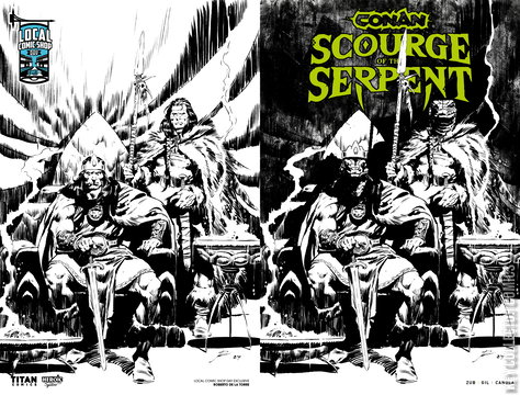 Variant Cover for Conan the Barbarian: Scourge of the Serpent #1