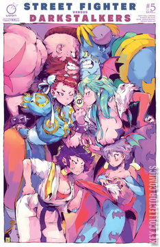 Variant Cover for Street Fighter vs. Darkstalkers #5