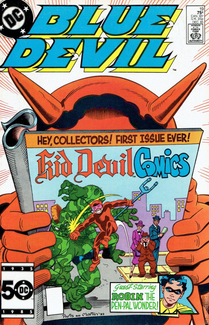 Blue Devil #19 Published December 1985 | Key Collector