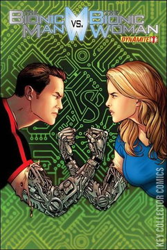 Variant Cover for The Bionic Man vs. The Bionic Woman #1