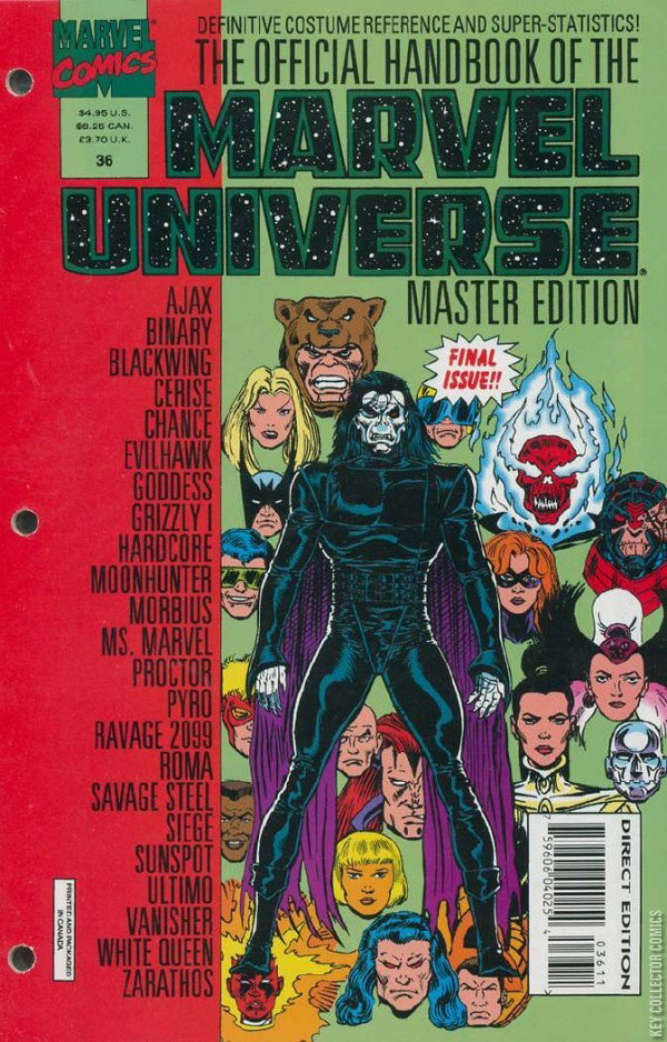 The Official Handbook of the Marvel Universe - Master Editio