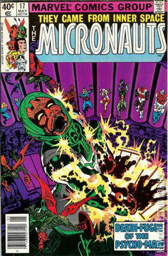 Variant Cover for Micronauts #17