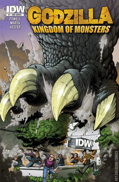 Variant Cover for Godzilla Kingdom of Monsters #1