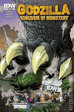Variant Cover for Godzilla Kingdom of Monsters #1
