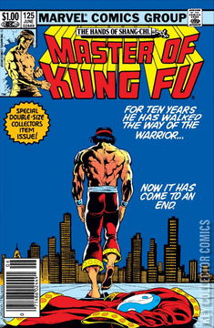 Variant Cover for Master of Kung Fu #125