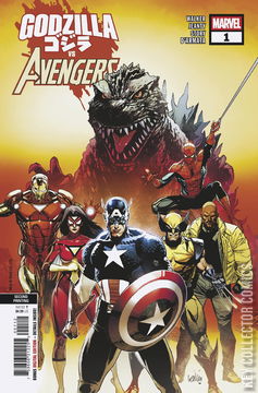 Variant Cover for Godzilla vs Avengers #1