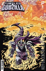 Variant Cover for Teenage Mutant Ninja Turtles x Godzilla #5