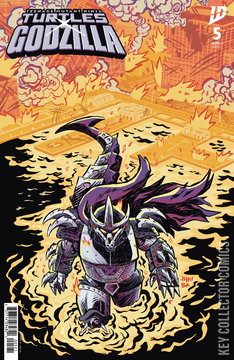 Variant Cover for Teenage Mutant Ninja Turtles x Godzilla #5