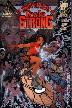 Variant Cover for The Many Worlds of Tesla Strong #1