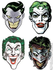 Joker Paper Masks (Set of 4) Batman Day 2023