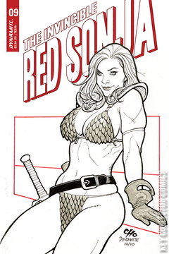Variant Cover for Invincible Red Sonja #9