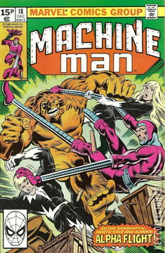 Variant Cover for Machine Man #18