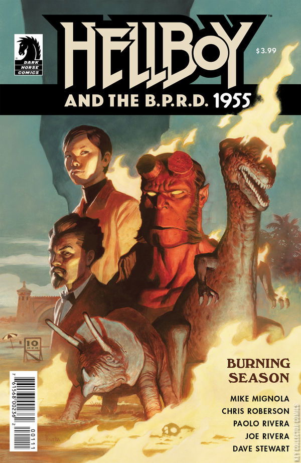 Cover art for Hellboy and the B.P.R.D.: 1955 - Burning Season #1