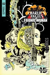 Variant Cover for Charlie's Angels vs. The Bionic Woman #2