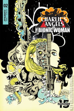 Variant Cover for Charlie's Angels vs. The Bionic Woman #2