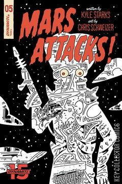 Variant Cover for Mars Attacks #5