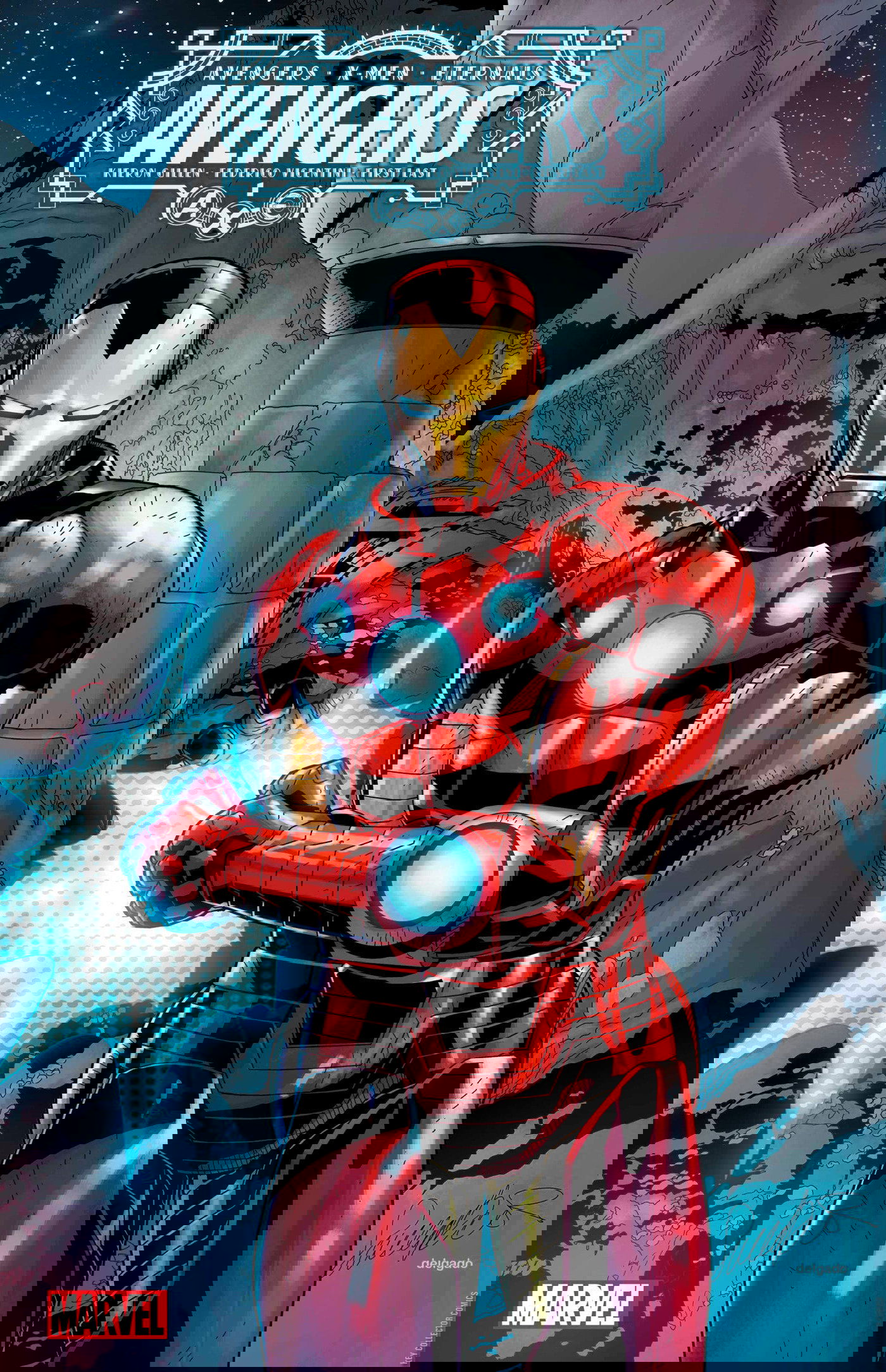 Variant Cover for A.X.E.: Avengers #1