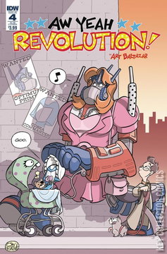 Variant Cover for Revolution: Aw Yeah #4