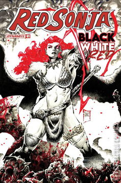 Variant Cover for Red Sonja: Black, White, Red #1