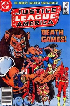 Variant Cover for Justice League of America #222