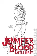 Variant Cover for Jennifer Blood: Battle Diary #2