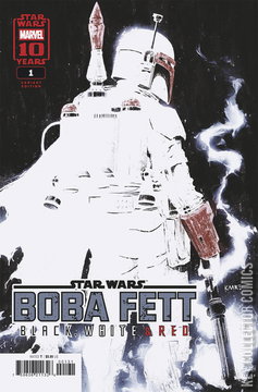 Variant Cover for Star Wars: Boba Fett - Black, White & Red #1