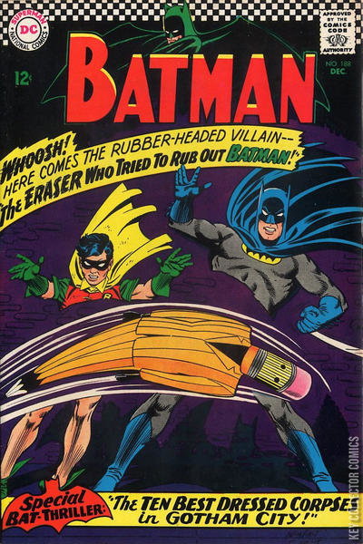 Batman #188 Published December 1966 | Key Collector Comics