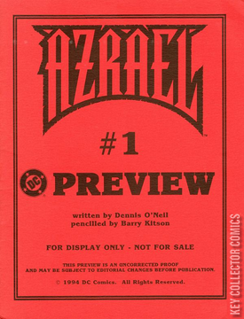 Variant Cover for Azrael #1