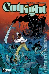 Cover for Cat Fight #4