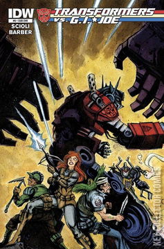 Variant Cover for Transformers vs. G.I. Joe #6