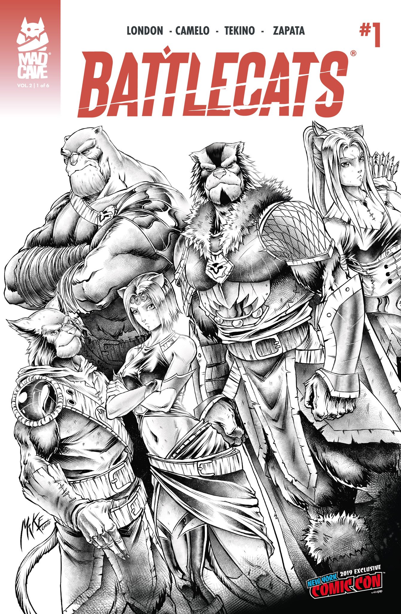 Variant Cover for Battlecats #1