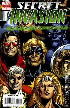 Variant Cover for Secret Invasion: Who Do You Trust? #1