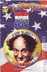 Variant Cover for The Three Stooges:  Red, White, & Stooge #1