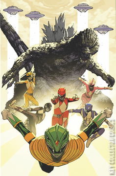 Variant Cover for Godzilla vs. The Mighty Morphin Power Rangers #5