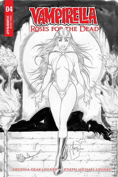 Variant Cover for Vampirella: Roses for the Dead #4