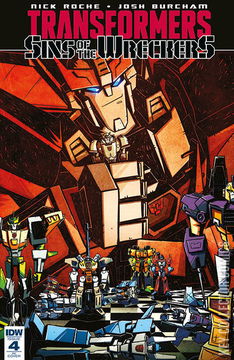 Variant Cover for Transformers: Sins of the Wreckers #4