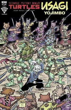 Variant Cover for Teenage Mutant Ninja Turtles / Usagi Yojimbo #1